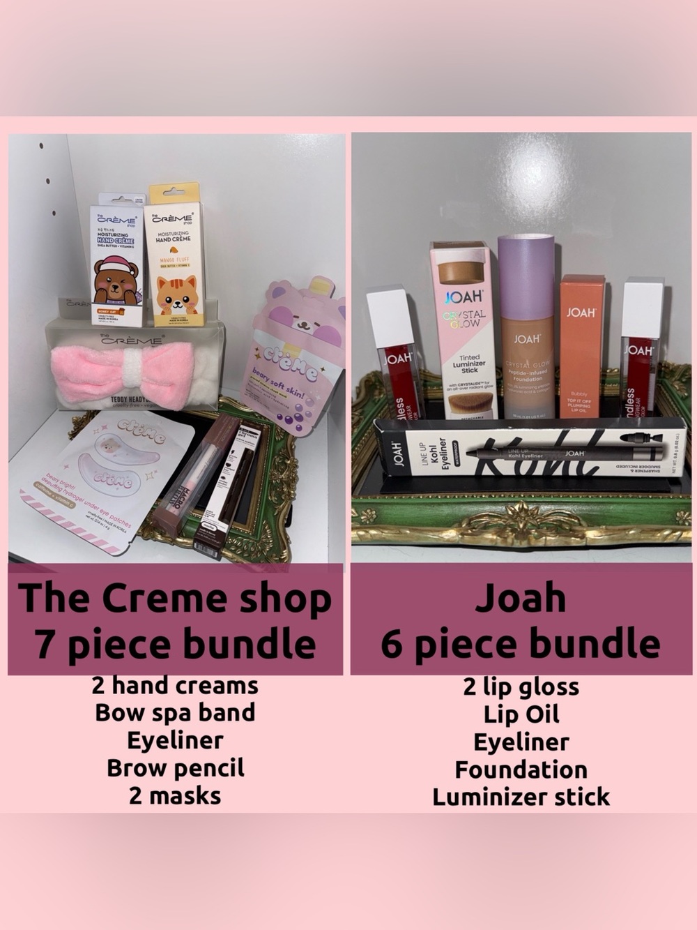 Creme shop or Josh bundle!